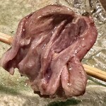 焼鳥 角レ - 開いたハツ