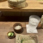 焼鳥 角レ - 鬼おろし＆浅漬け胡瓜