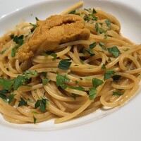 雲丹のトマトクリームソース　スパゲティ