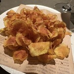 RODEO - お通し：インカのめざめチップスw/トリュフ塩。いつもおかわりしてしまいます