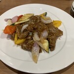 CHINESE DINING 瑞 - 蠔油牛肉片アップ