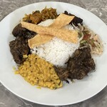 ディヘン スリランカレストラン - 料理写真:ライス＆カリーセット（チキンカレー）