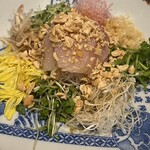 口福菜 亀吉 - 香港式の刺身、カンパチ