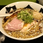 666 - 煮干し醤油ラーメン 750円＋味玉=100円 14年8月