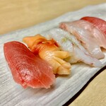 鮨扇 - おまかせ握り10貫