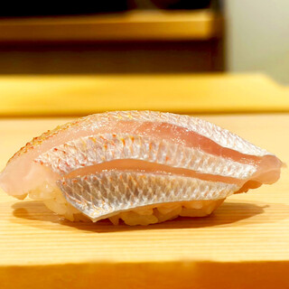 寿し島川 - 料理写真:小浜名物連小鯛（黄鯛）