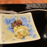 八王子うかい亭 - お新香はキャベツのぬか漬けと胡瓜の紫蘇漬け