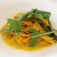 オ・プレチェネッラ - パスタ☆サフラン？の効いたパスタだったよぉーな。