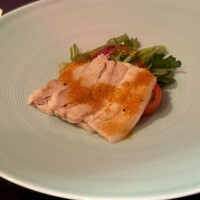 チャイナルーム - 茹で豚肉の山椒ドレッシングソース