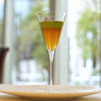 ソンブルイユ TOKYO - ランチコース 7392円 の春野菜のヴルテとコンソメジュレ