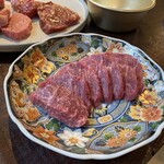 炭焼ホルモン えいた - オリーブ牛とうからし