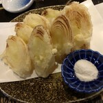 田舎家 旬 - ねぎの天ぷら