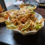 炭焼ホルモン えいた - 朝漬けキムチ