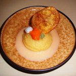 魚竹 - 北海道から取り寄せたジャガ芋を使った一品。素材の甘味を感じます。