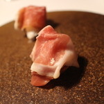 Restaurant Satoshi.F - 【2014/8再訪】生ハムと椎茸のタルト