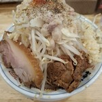 麺屋　神やぐら - 油そば（野菜マシ・ニンニクマシ）