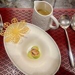 Justindia - ◾️CELTUCE NIMBU SCALLOP SHORBA 萵筍檸檬帶子湯