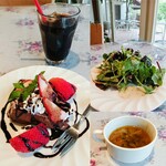 ゴンジーノ - デザート＋サラダ＆スープ