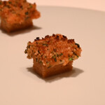 カンテサンス - サブレ、サヨリと梅のピューレ