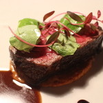 Restaurant Satoshi.F - 【2014/8再訪】ランプ肉のロースト　アップ