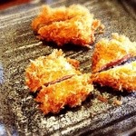 純枠金華豚（山形県  平田牧場）ヒレかつ定食2667円のヒレかつ