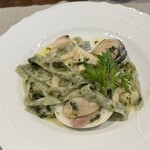 Da Ciccio - 蛤と筍の生パスタ。