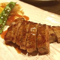 平川 - ステーキのコース。