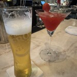 THETA　MU - そろそろ変わりそうな　季節のカクテル　イチゴ旨し！