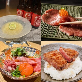 旨い焼肉と旨い肉料理がお腹いっぱい味わえるお任せコース‼︎