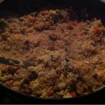 Muisbosskerm - シーフードパエリア