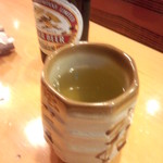 寿し富 - 最後に出てきた激熱のお茶(2014.08.06)