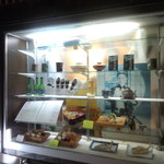 寿し富 - 店頭入口ショーウインドウケース(2014.08.06)