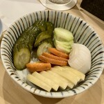 おでん 柳 - ぬか漬け880円