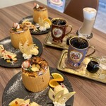 cafe Moelleux - ブリュレのプチふぉん¥1,190-  水出しアイスコーヒー¥620