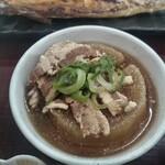 四日市ヒモノ食堂 - 豚バラ大根 味がよく染みてました