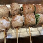 越乃商店 - ミニトマト肉巻きと豆苗肉巻き