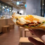 フレスタベーカリー - ①てりたまサンド
具材は照り焼きチキン&玉子&萵苣、量少なめ