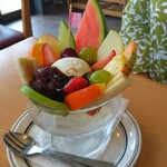 coffee&lunch さがみ - フルーツクリームあんみつ