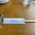 イタリア料理 ロッカルダ - 箸置きがボルト＆ナット^^