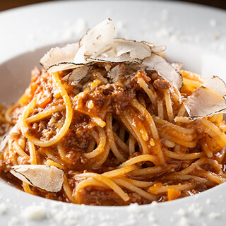 A5米沢牛挽肉のトリュフボロネーゼ