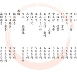 すし食堂 和和和 - 握り
