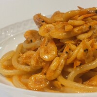 リストランテ アクアパッツァ - 駿河湾産桜海老の自家製ビゴリ