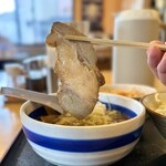 大勝軒〇秀 - ・野菜つけ麺 1,200円/税込
・味玉 150円/税込
・辛ネギ 200円/税込