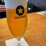 季節料理　あら珠 - このグラス欲しい（笑）