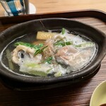 懐石料理 桝田 - 穴子と蛤の鍋