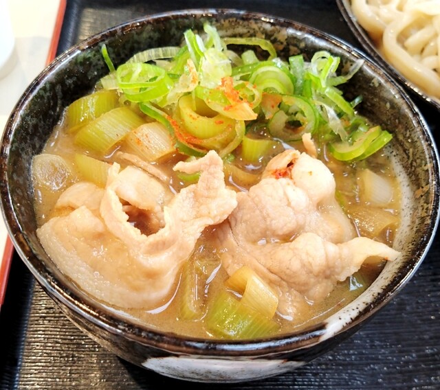 『肉汁うどん大盛とフライを頂く』by Terryal : 麺蔵 禅 （メングラ ゼン） - 高坂/うどん [食べログ]