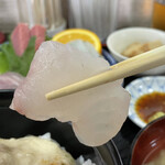 まる信 食堂 - 平目