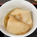 まる信 食堂 - 厚揚げの煮物