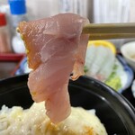 まる信 食堂 - 大きな金目鯛