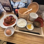 挽き肉のトリコ - トマトチリハンバーグ定食250g 2,250円